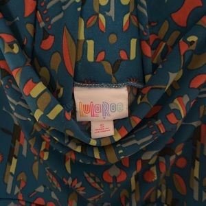 LulaRoe Maxi Skirt Multi Color Tribal Print Small